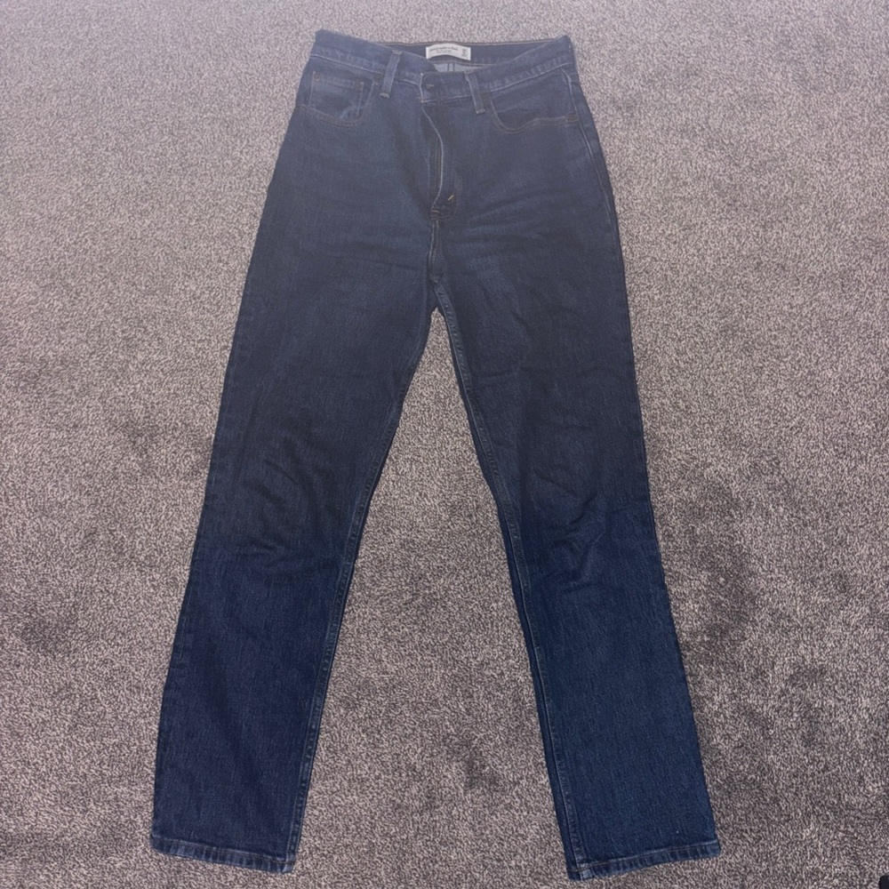 Abercrombie & Fitch Dark Blue Straight Jeans